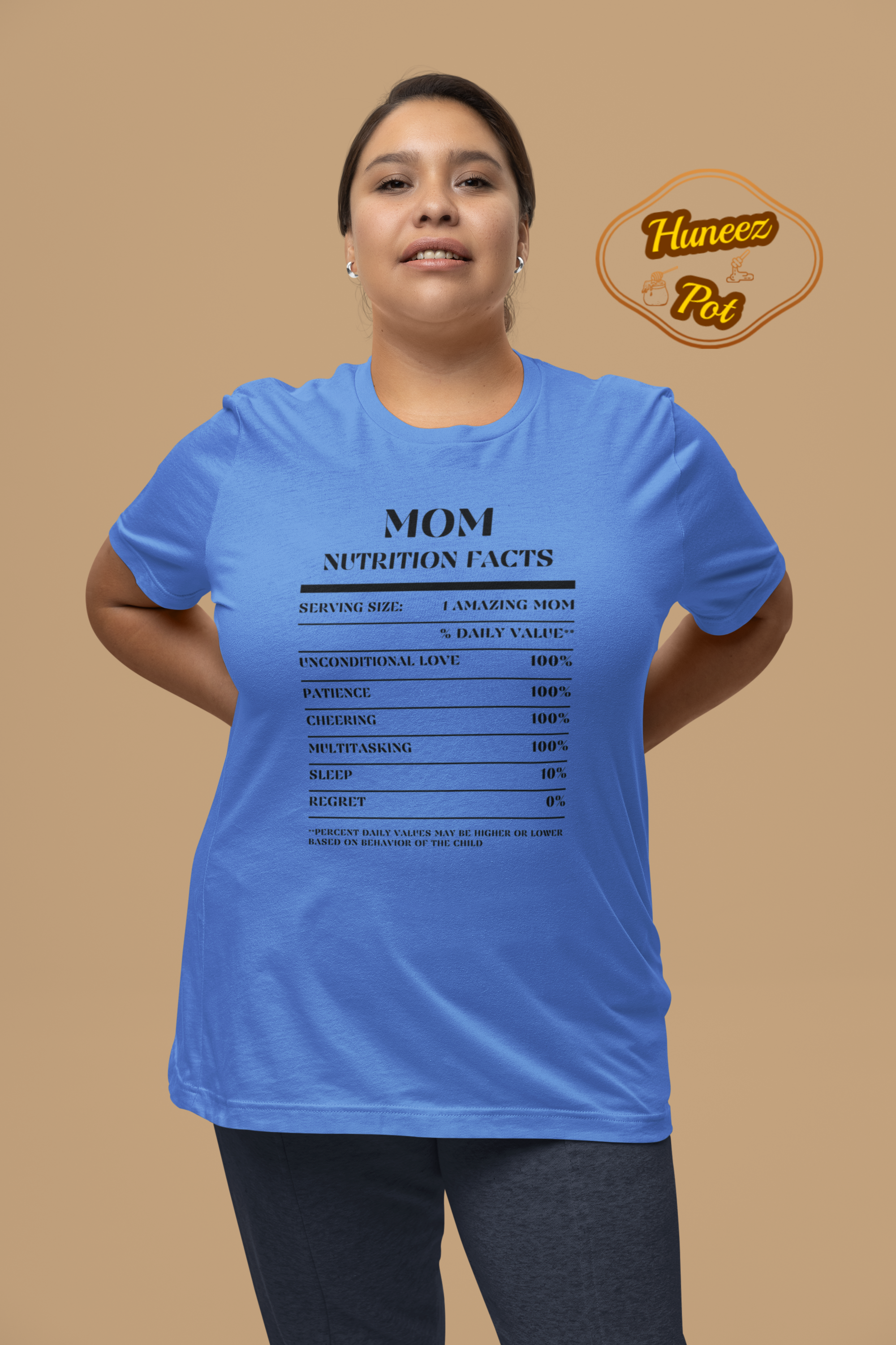 Nutrition Facts T-Shirt SS - Mom - Black