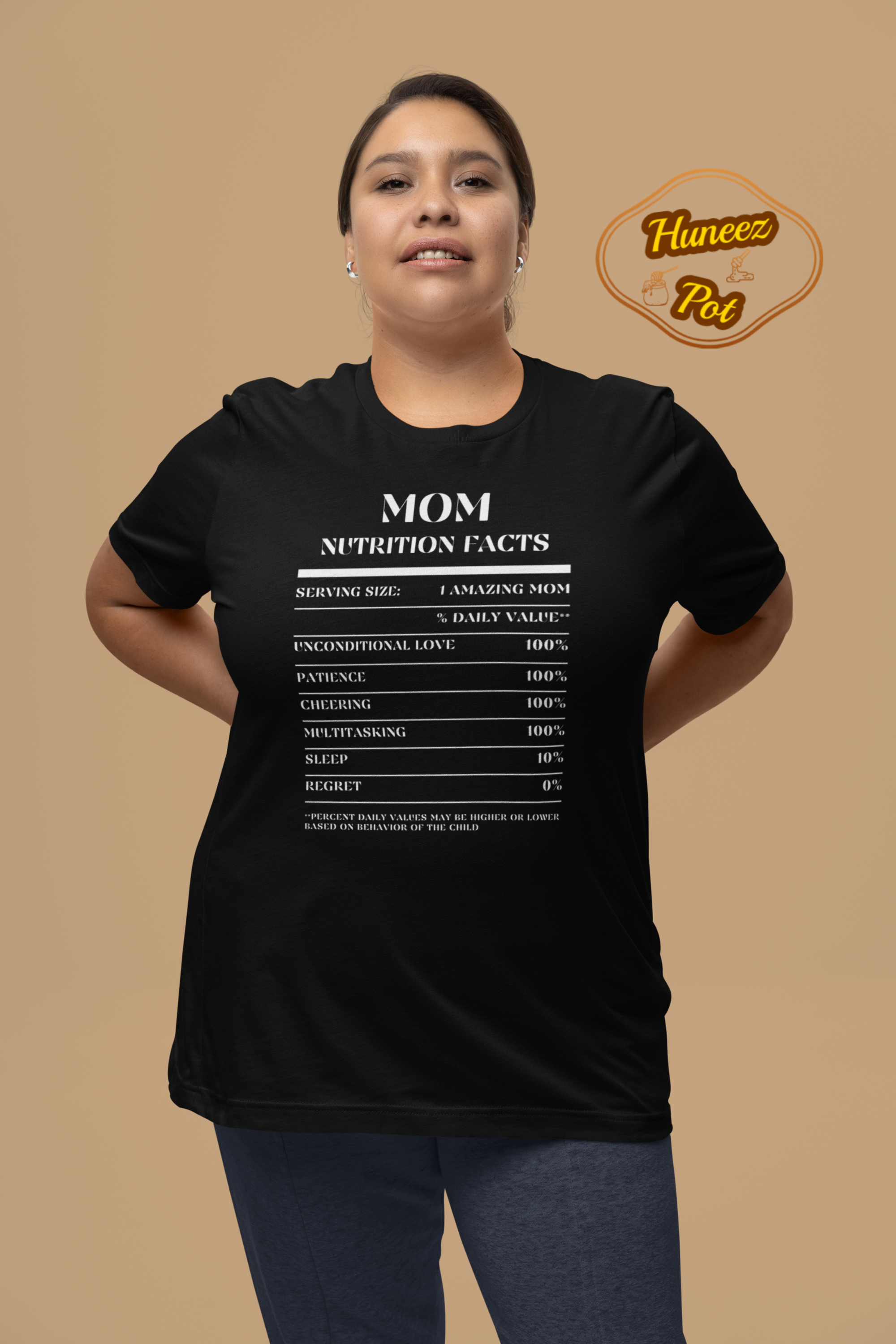 Nutrition Facts T-Shirt SS - Mom - White