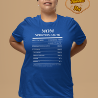 Nutrition Facts T-Shirt SS - Mom - White