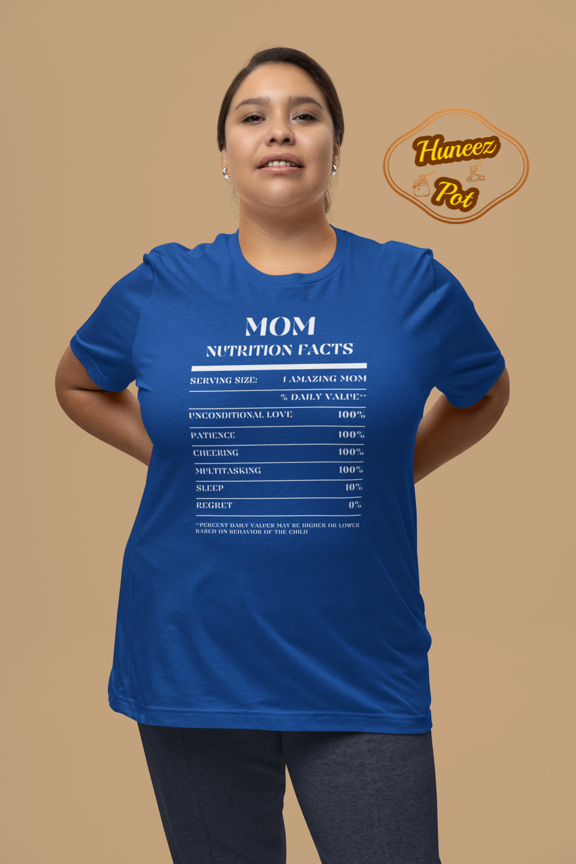 Nutrition Facts T-Shirt SS - Mom - White