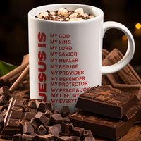 Jesus Is Christian Mug Red
