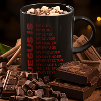 Jesus Is Christian Mug Red