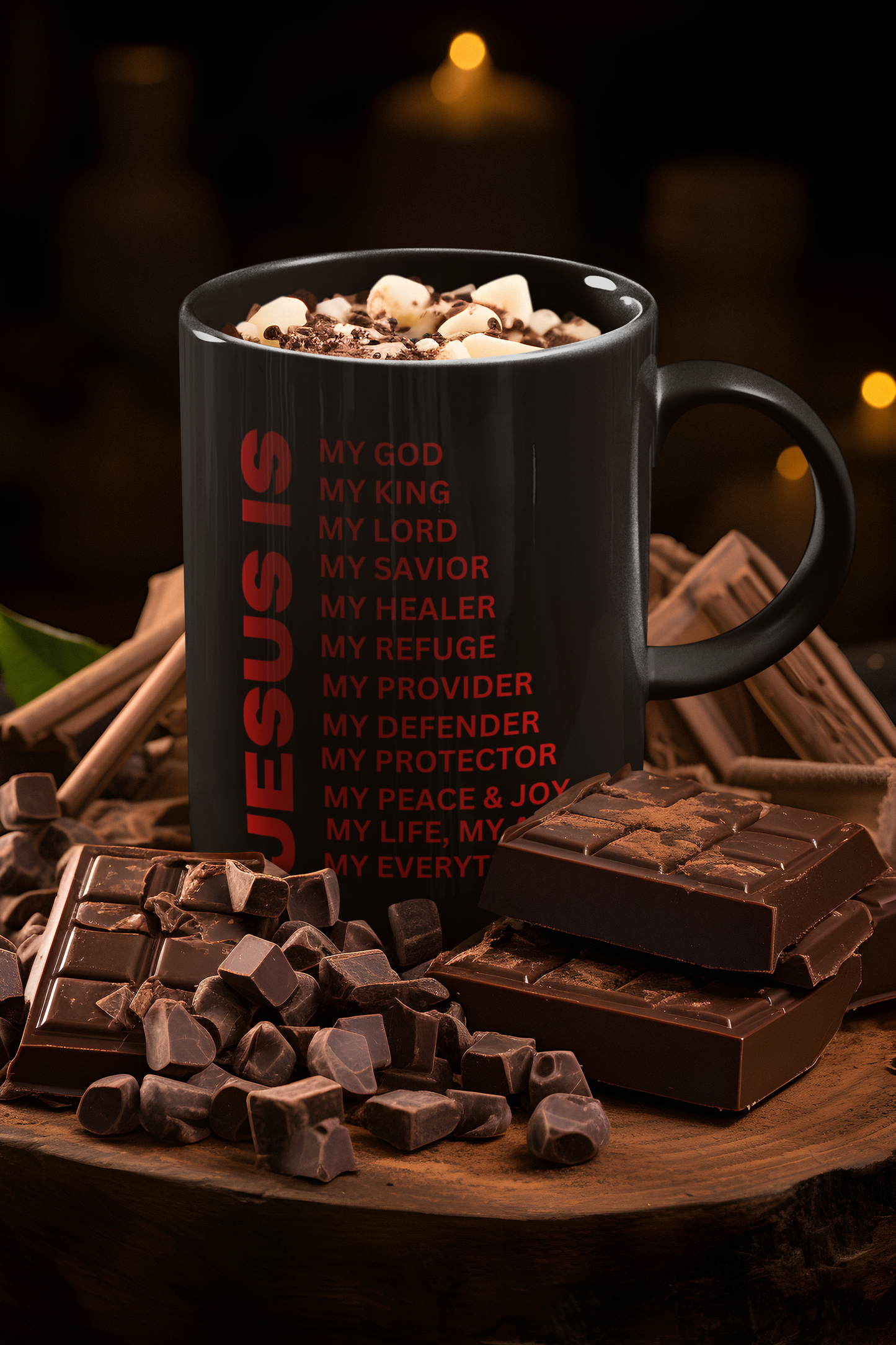 Jesus Is Christian Mug Red