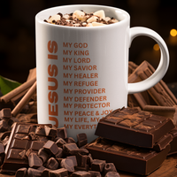 Jesus Is Christian Mug Orange