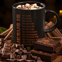 Jesus Is Christian Mug Orange