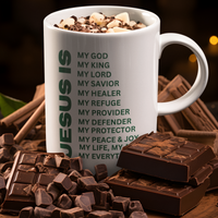Jesus Is Christian Mug Green