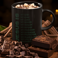 Jesus Is Christian Mug Green