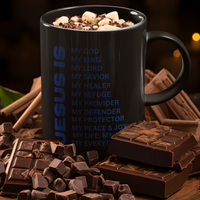 Jesus Is Christian Mug Blue