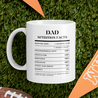 Nutrition Facts Mug - Dad