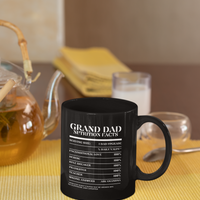 Nutrition Facts Mug - Grand Dad