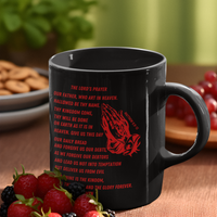 Lord's Prayer Mug Red