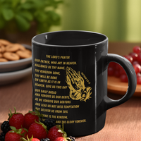 Lord's Prayer Mug Gold