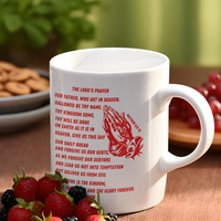 Lord's Prayer Mug Red