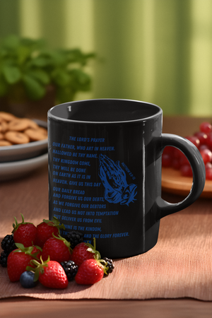 Lord's Prayer Mug Blue