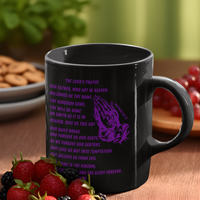 Lord's Prayer Mug Purple