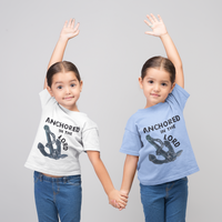 Anchored in the Lord Toddler Short Sleeve - Black