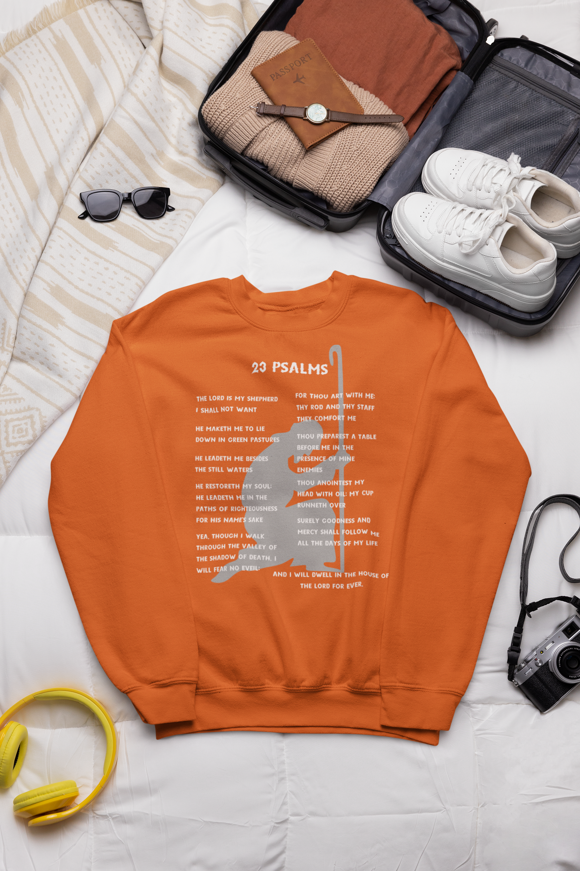 23 Psalms Crewneck Sweatshirt - White