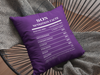 Nutrition Facts Pillow - Son - White