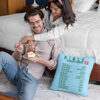 Emergency Bible Numbers Christian Pillow Green