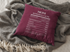 Nutrition Facts Pillow - Mom - White