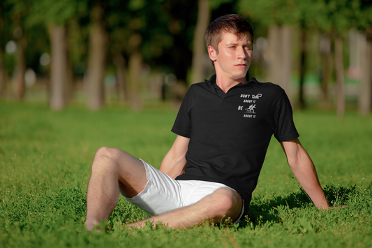 Don't Talk About It - Running Short Sleeve Polo