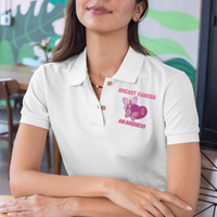 Breast Cancer Awareness Short Sleeve Polo