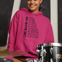 Jesus Is Christian Pullover Hoodie - Black