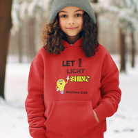 Let Your Light Shine Youth Hoodie