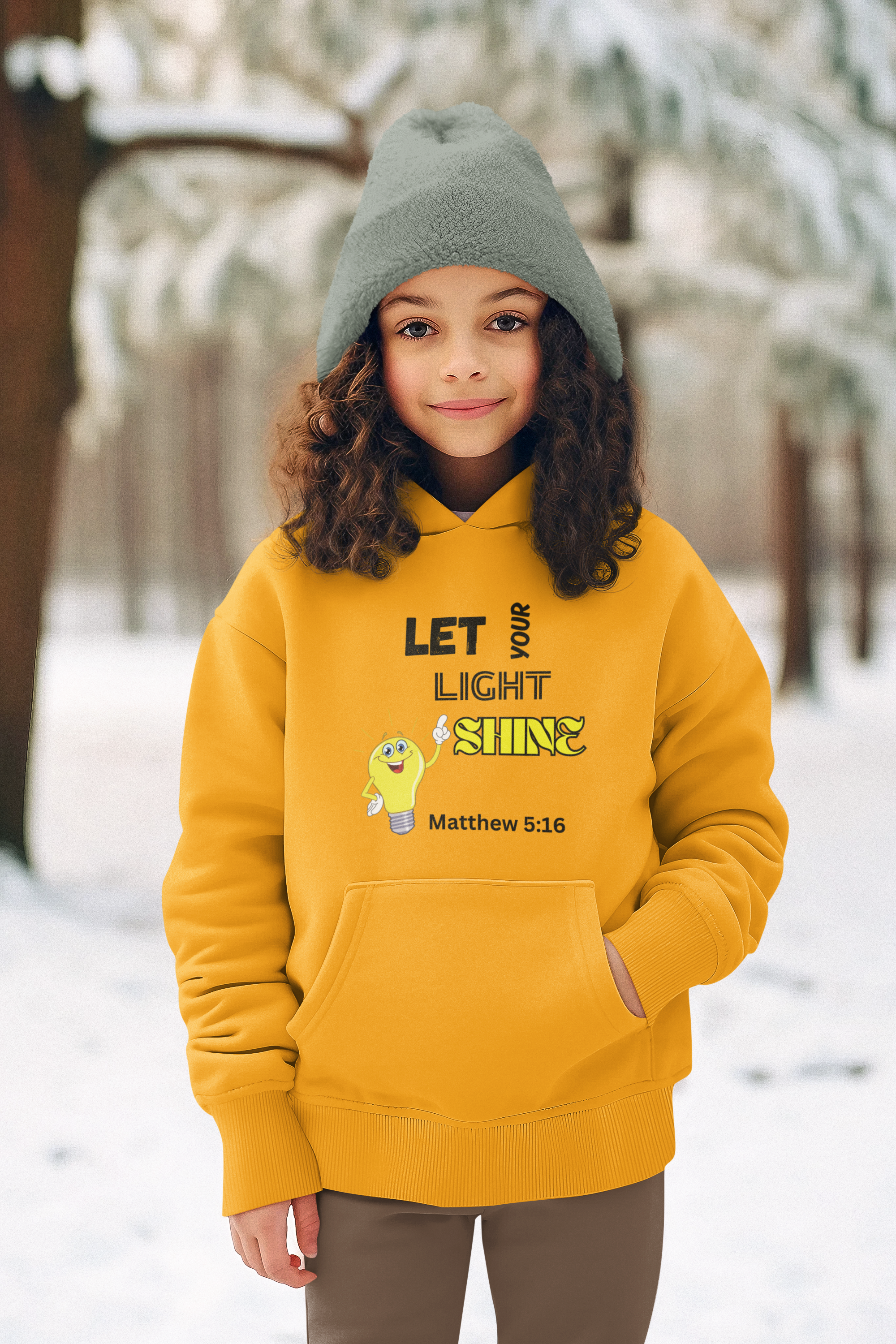 Let Your Light Shine Youth Hoodie