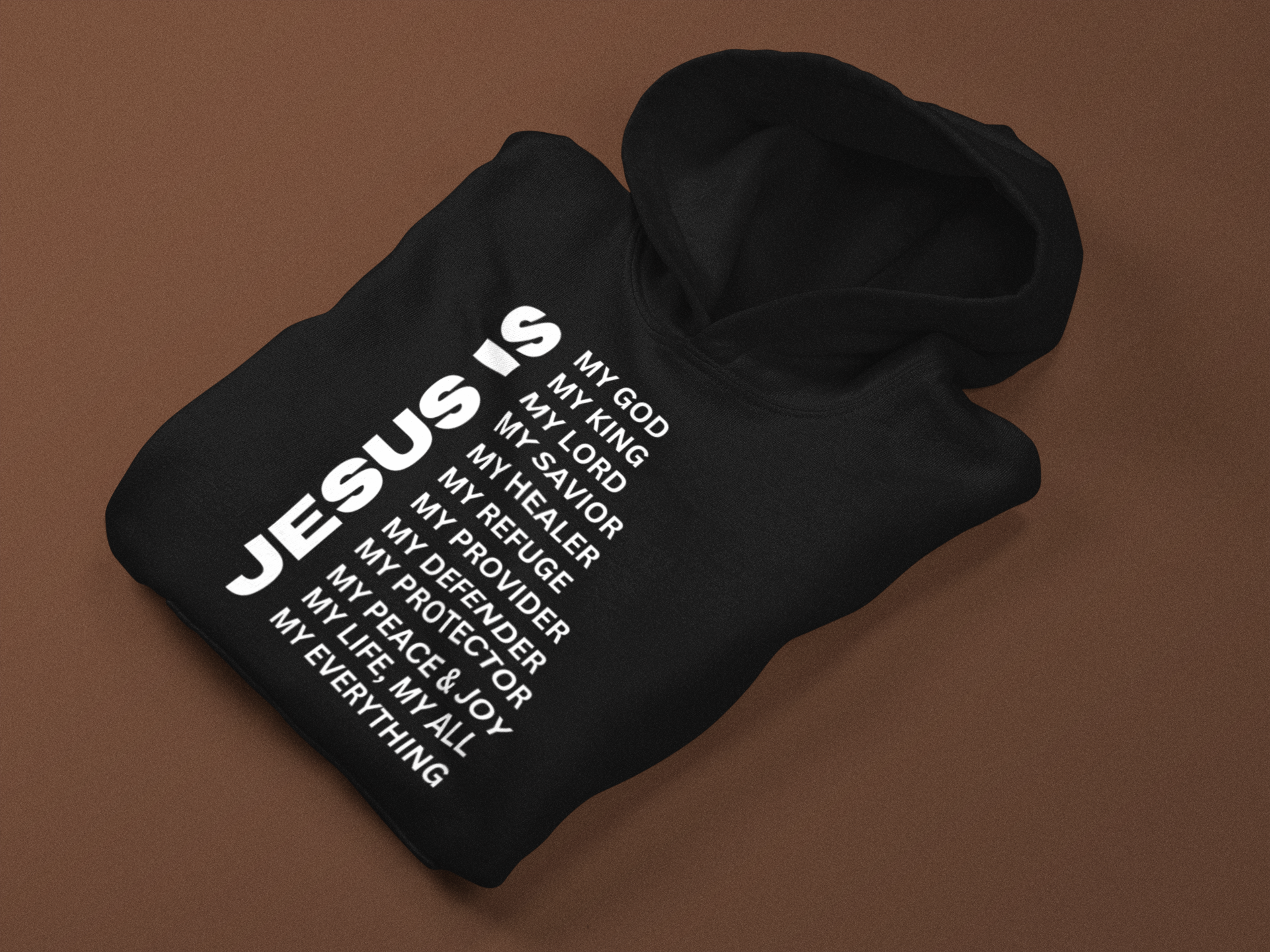 Jesus Is Christian Pullover Hoodie - White