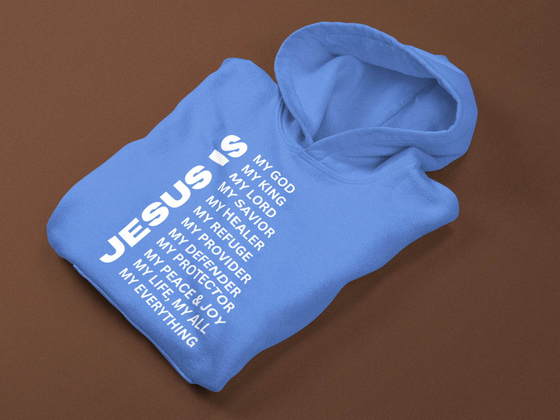 Jesus Is Christian Pullover Hoodie - White