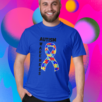 Autism Ribbon Short Sleeve Shirt