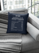 Nutrition Facts Pillow - Dad - White