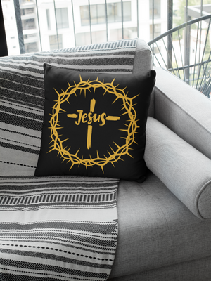 Jesus Crown Pillow