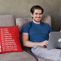 Jesus Is Christian Pillow White