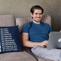 Jesus Is Christian Pillow White