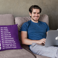 Jesus Is Christian Pillow White