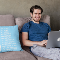Jesus Is Christian Pillow White