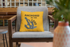 Anchored in the Lord Pillow - Black