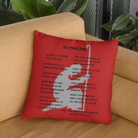 23 Psalms Pillow - Black