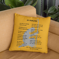 23 Psalms Pillow - Black