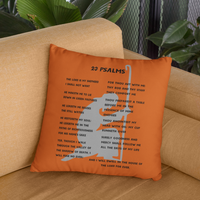 23 Psalms Pillow - Black