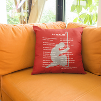 23 Psalms Pillow - White