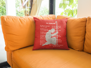 23 Psalms Pillow - White