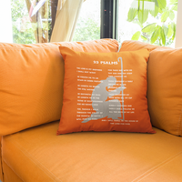 23 Psalms Pillow - White