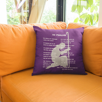 23 Psalms Pillow - White