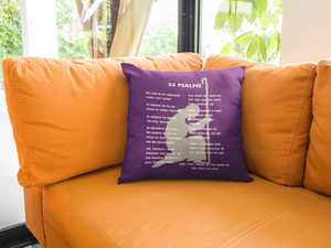 23 Psalms Pillow - White