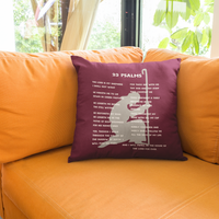 23 Psalms Pillow - White