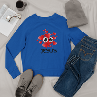Eye Love Jesus Crewneck Pullover Sweatshirt
