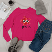Eye Love Jesus Crewneck Pullover Sweatshirt